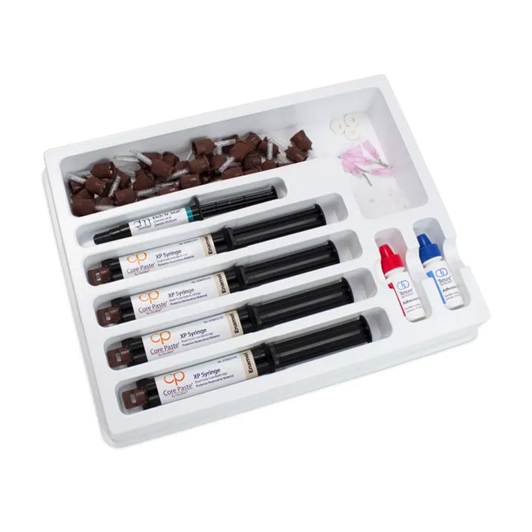 DenMat Core Paste XP Complete Kit Enamel Without Fluoride - Dual Cure Radiopaque DenMat Core Paste XP Complete Kit Enamel Without Fluoride - Dual Cure Radiopaque